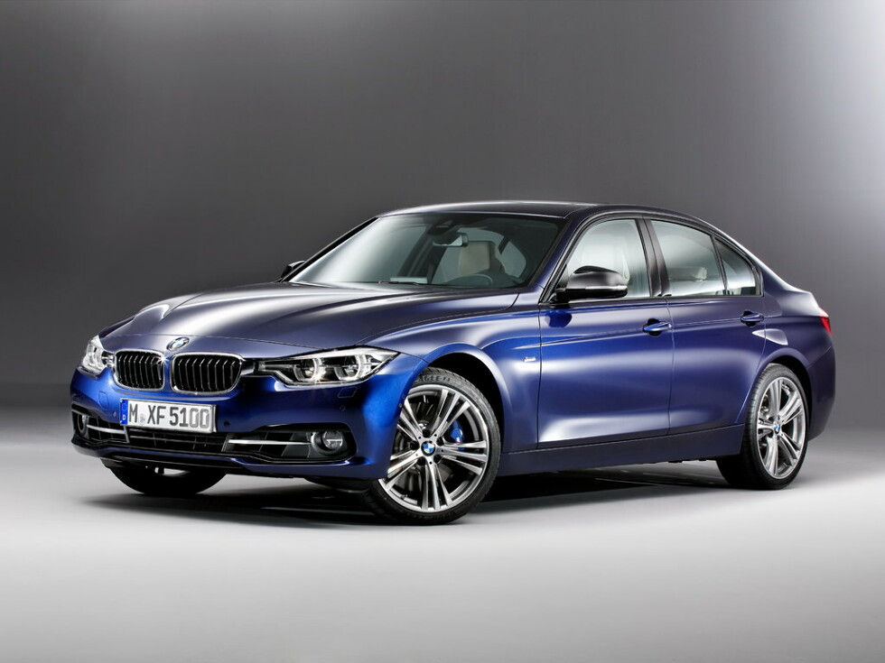 Коврики текстильные "Классик" для BMW 3-Series (седан / F30) 2015 - 2019, черные, 4шт.