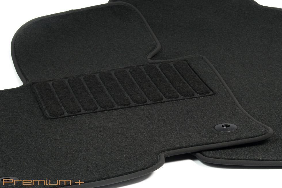 Коврики текстильные "Премиум+" для BMW 3-Series (универсал / F31) 2012 - 2015, черные, 2шт.