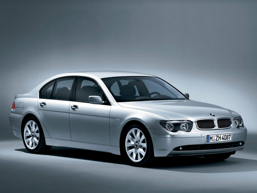 Коврики ЭВА "EVA ромб" для BMW 7-Series (седан / E65 Short) 2001 - 2008, серые, 4шт.