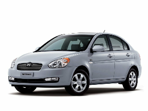 Коврики текстильные для Hyundai Verna (седан / MC) 2006 - 2009