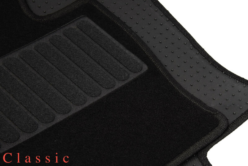 Коврики текстильные "Классик" для BMW 7-Series (седан / F02 Long) 2008 - 2012, черные, 5шт.