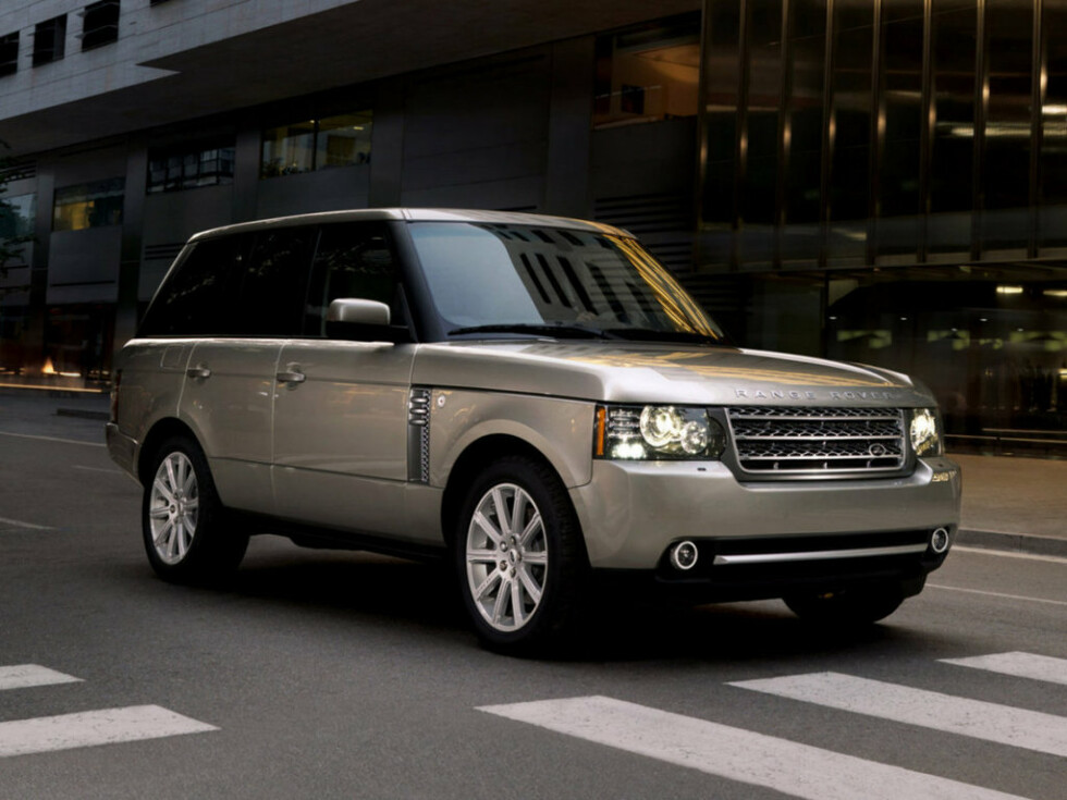 Коврики текстильные "Комфорт" для Land Rover Range Rover III (suv / L322) 2009 - 2012, темно-серые, 3шт.