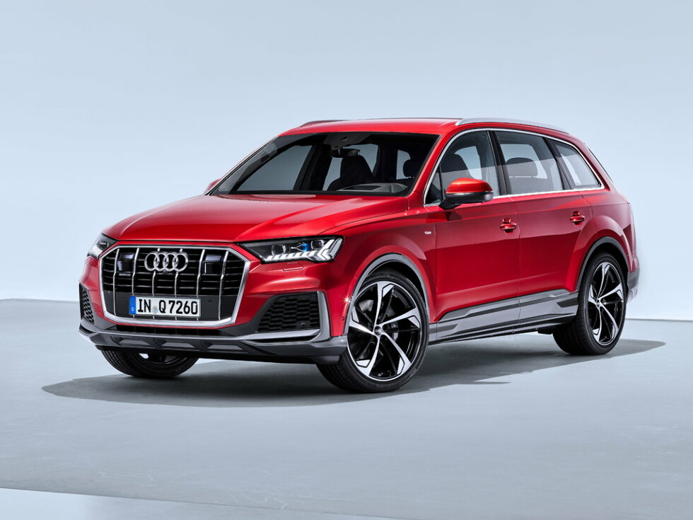 Коврики текстильные "Стандарт" для Audi Q7 II (suv / 4MB) 2019 - Н.В., черные, 5шт.