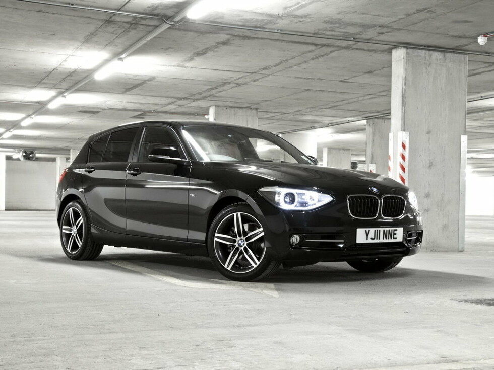 Коврики текстильные "Стандарт" для BMW 1-Series II (хэтчбек 5 дв / F20) 2011 - 2015, черные, 4шт.